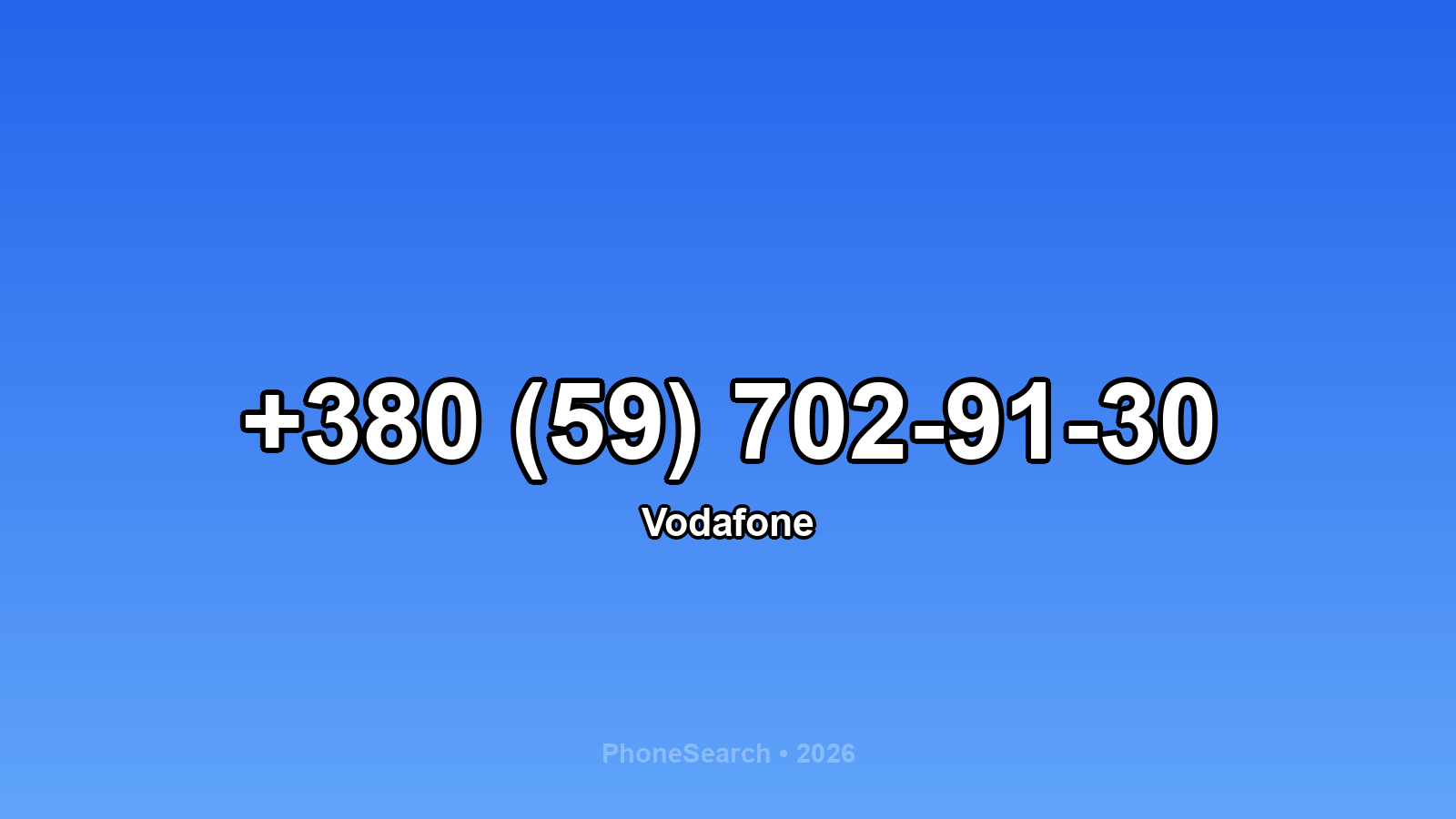 Номер +380 (59) 702-91-30 - вариант 2